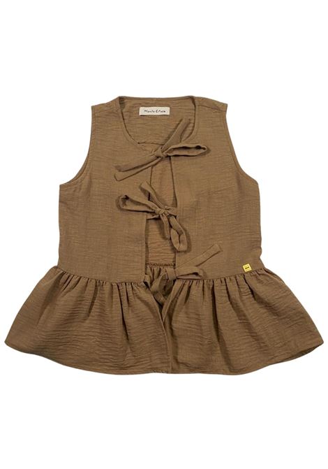 Casacca bambina in misto cotone Manila Grace | 245YMJS25/SUBEIGE